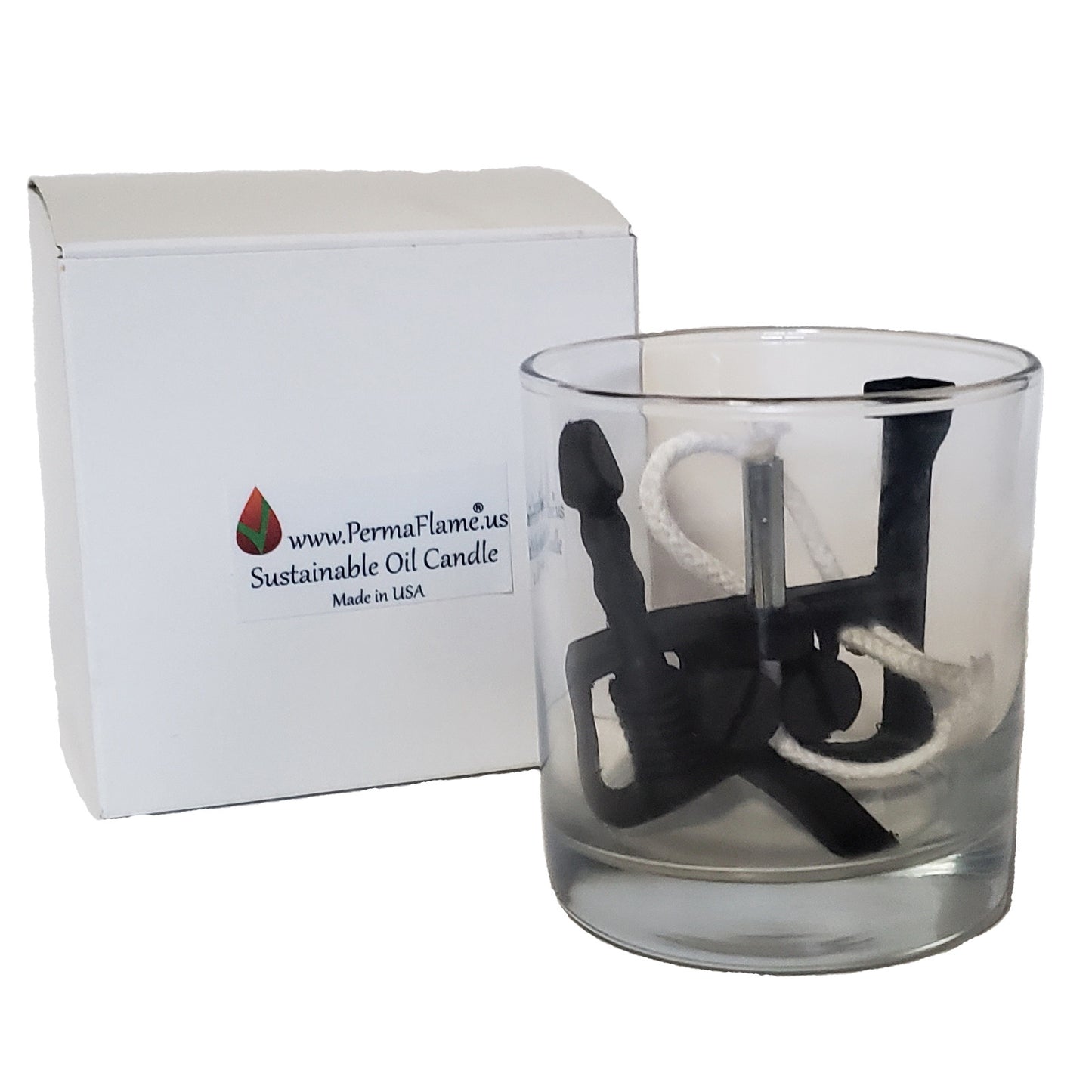 PermaFlame sustainable multi-fuel oil candle