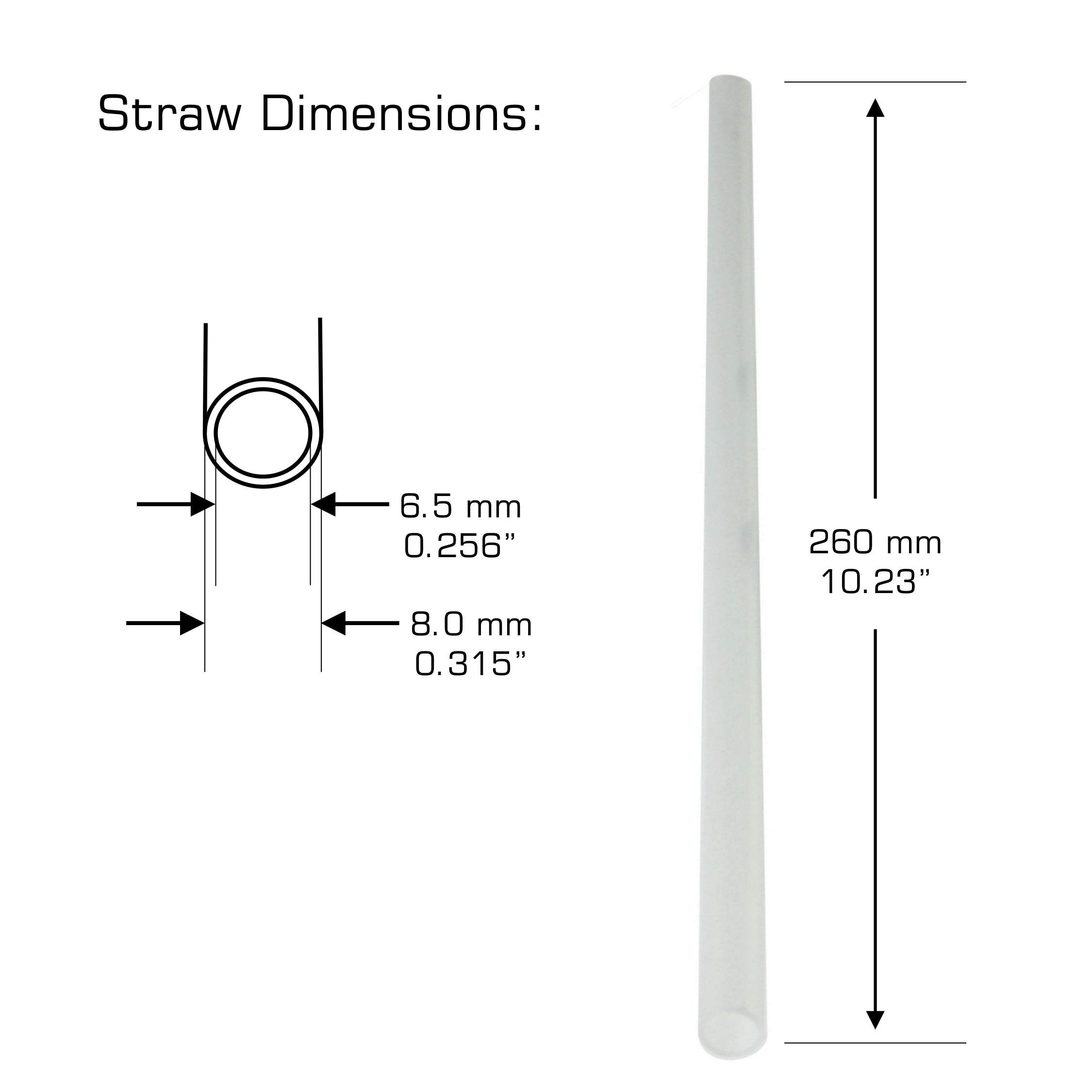 PCT Replacement Straws BPA-free with Cleaning Brush Bottle Straws